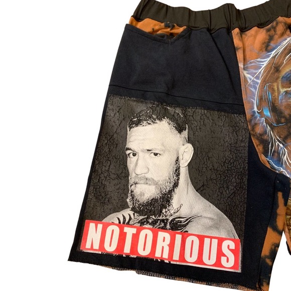 1 of 1 Custom Shorts, Bad Boys design, Metal, Notorious, Skull elastic waistband - Picture 2 of 6